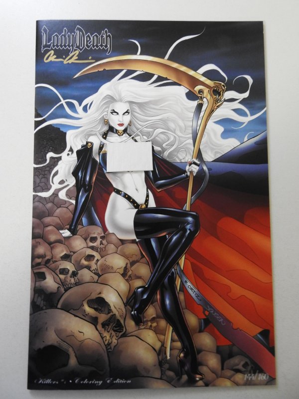 Lady Death Killers #1 Coloring Edition NM Condition! Signed W/ COA!