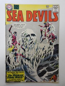 Sea Devils #7 (1962) VG Condition centerfold detached bottom staple