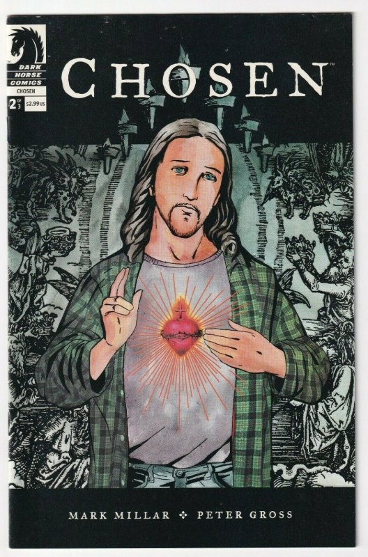 Chosen #2 March 2004 Dark Horse Mark Millar Peter Gross Jesus Christ