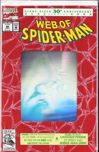 Web of Spider-Man #90 Second Print Cover (1992) Spider-Man