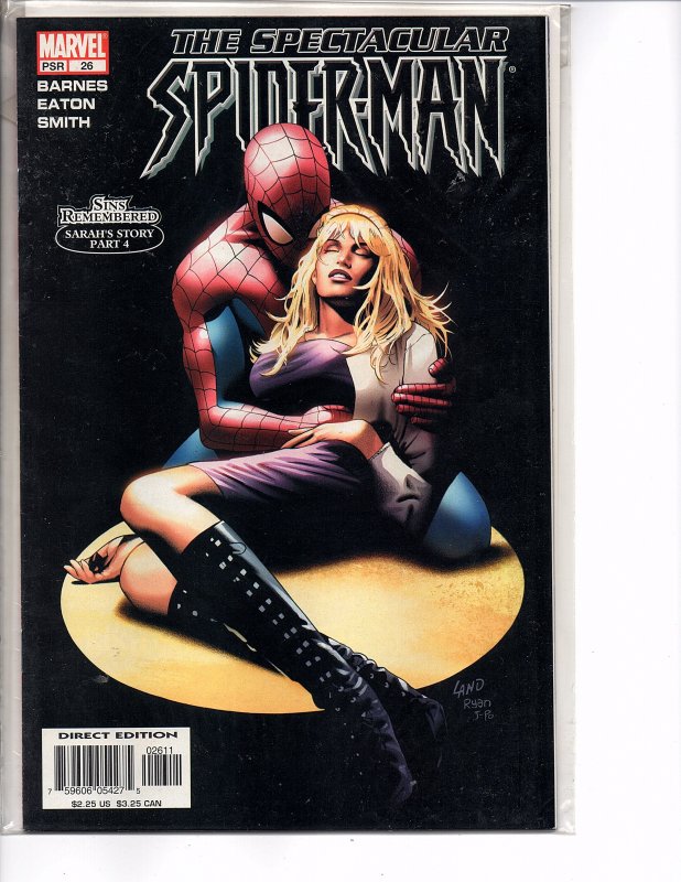 Marvel Comics (Vol. 2) The Spectacular Spider-Man #26 Greg Land Cover