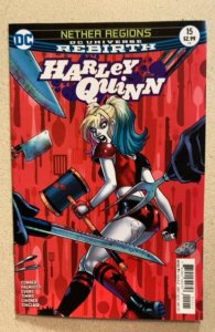 Harley Quinn #15 (2017) Amanda Conner Story & Cover Khari Evans Art REBIRTH