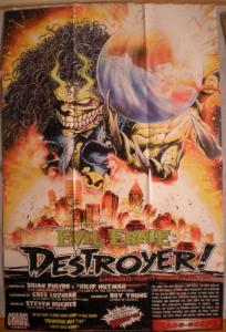 EVIL ERNIE DESTROYER Promo poster, 24 x 36, 1997, Unused, more in our store