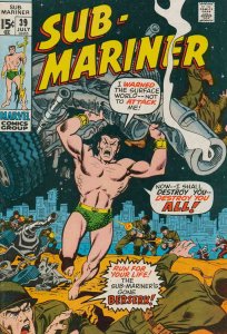 Sub-Mariner, The (Vol. 2) #39 VG ; Marvel | low grade comic July 1971 Namor