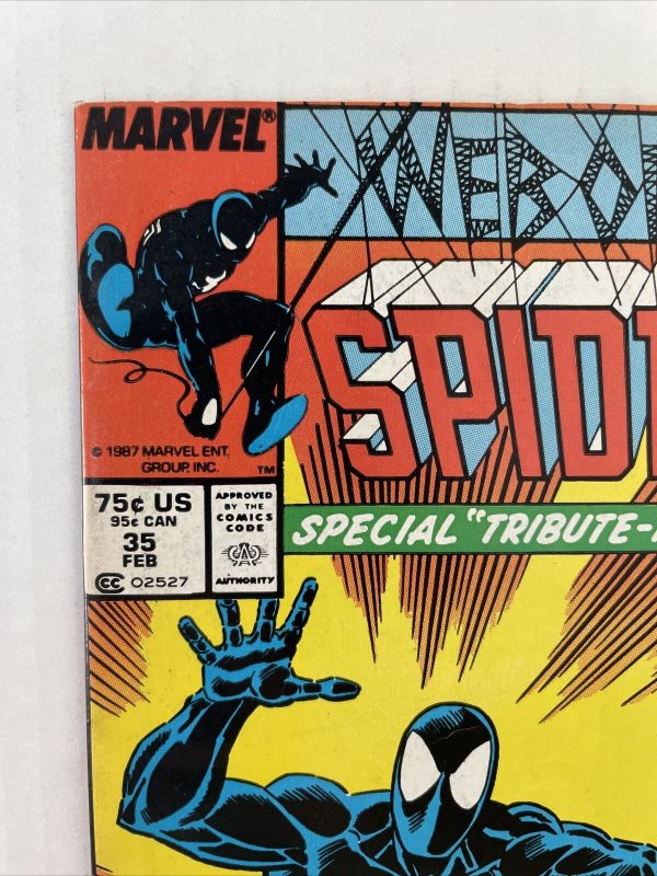Web Of Spiderman #35 Mark Jewelers 