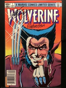 Wolverine #1 Newsstand Ed.(1982) SIGNED by Claremont and Rubinstein