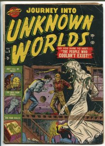 Journey Into Unknown Worlds #9 1952-Atlas-pre-code horror-snakes-Sinnott-VG-