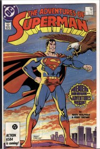 Adventures of Superman #424 Direct Edition (1986) Superman [Key Issue]