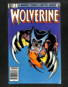 Wolverine (1982) #2 Newsstand Variant 1st Full Yukio! Frank Miller Art!