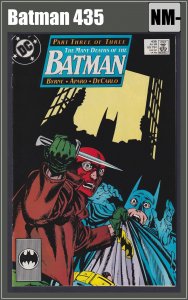 Batman 435 (1989) NM- DC Comics
