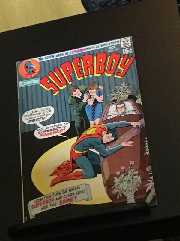 Superboy #169 (1970) Wow! High-grade death of Clark Kent key NM- WOW!