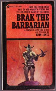 Jakes, John - Brak the Barbarian - Avon S363, 1968. Fan