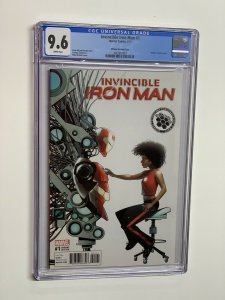 invincible Iron Man 1 CGC 9.6 variant Marvel 2017