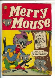 Merry Mouse #1 1953-Avon-1st issue & appearance-Frank Carin-cannibals-violent=VG