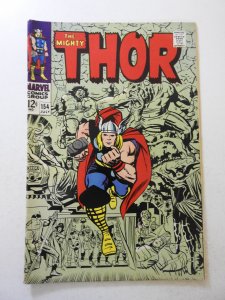 Thor #154 (1968) VG Condition centerfold detached bottom staple