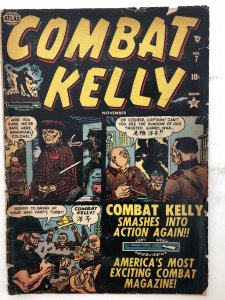 Combat Kelly 7,GD, Maneely cover..spine damage