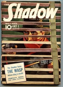 PULP:  SHADOW PULP Oct 1 .1940. SUPERB COVER - THE WASP - SHADOW NEWS - HIGH ...