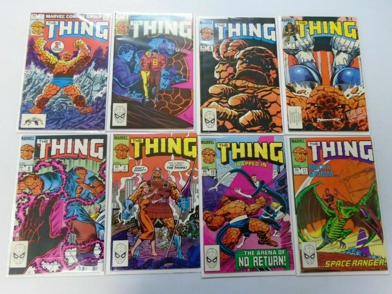 The Thing comic lot:#1-36 33 different average 8.5 VF+ (1983)