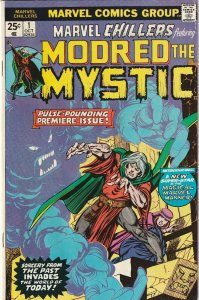 Marvel Chillers Featuring Mordred The Mystic # 1 FN/VF Marvel 1975 [F7]