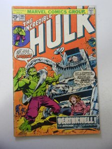 The Incredible Hulk #185 (1975) VG Condition