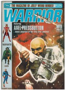 WARRIOR (1982 QUALITY) 9 VG- Jan. 1983 ALAN MOORE+++++