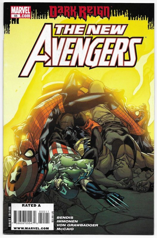 New Avengers #55 (Marvel, 2009) FN