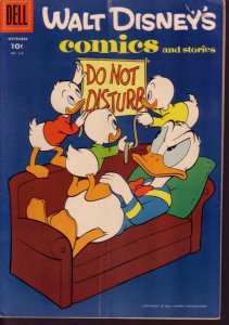 WALT DISNEY'S COMICS & STORIES #216 DONALD DUCK BARKS VG