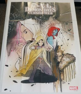 Demon Days: Cursed Web 24 x 36 promo poster art by Peach Momoko Marvel 2021