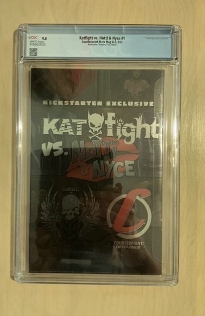 Katfight vs Notti & Nyce 1 Blademaster Ferguson Variant Naughty Virgin Foil 9.8