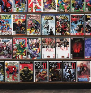 Huge Lot 130+ Comics with Captain America, Wolverine, Spider-Gwen & More!