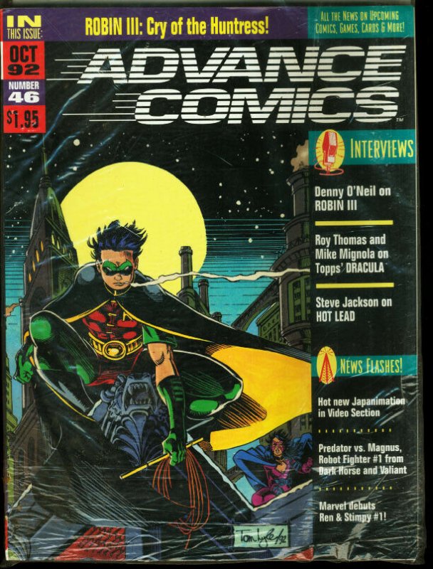 Advance #46-1992-ROBIN cover by Tom Lyle--SEALED