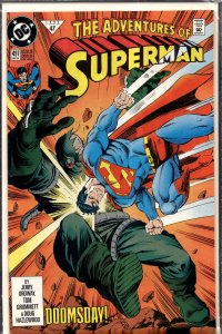 Adventures of Superman #497 (1992) Superman