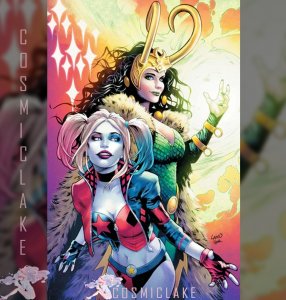 DEADPOOL / BATMAN #1 GREG LAND LOKI HARLEY QUINN VIRGIN VARIANT PRESALE 9/17☪