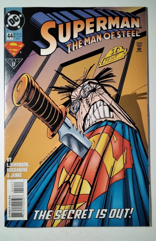 Superman: The Man of Steel #44 (1995) DC Comic Book J748