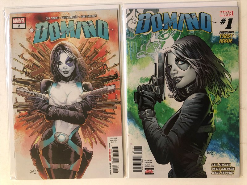 DOMINO  # 1 + 2 MARVEL COMICS 2018 SIMONE Save Combine Shipping