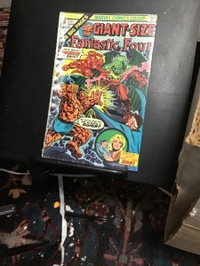 Giant-Size Fantastic Four #6 (1975) Annihilus key! Mid high grade! FN/VF Wow