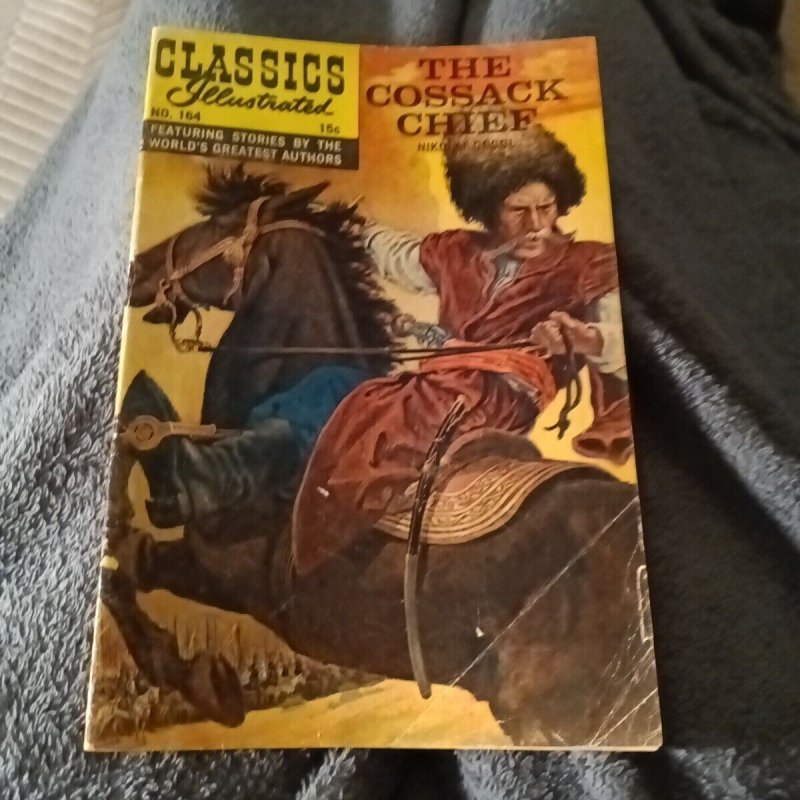 CLASSICS ILLUSTRATED #164 HRN 164 COSSACK CHIEF 1st Printing Edition Silver Age