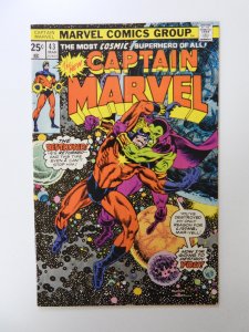 Captain Marvel #43 (1976) VG+ condition subscription crease