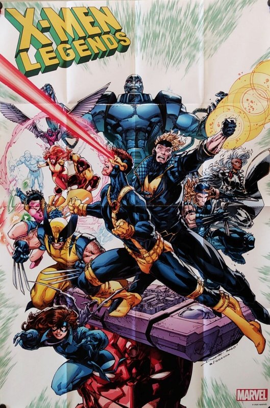 X-Men Legends Folded Promo Poster | Brett Booth (24 x 36) New! [FP23]