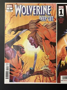 WOLVERINE DEEP CUT #1 CVR A + 1:25 SHALVEY VAR NM MARVEL IN-HAND 2024 PROSHIPPER