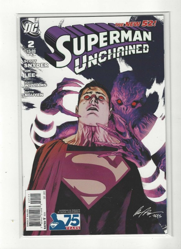 Superman Unchained #2 Rafeal Alburquerque Variant New 52 Unread NM DC Comics