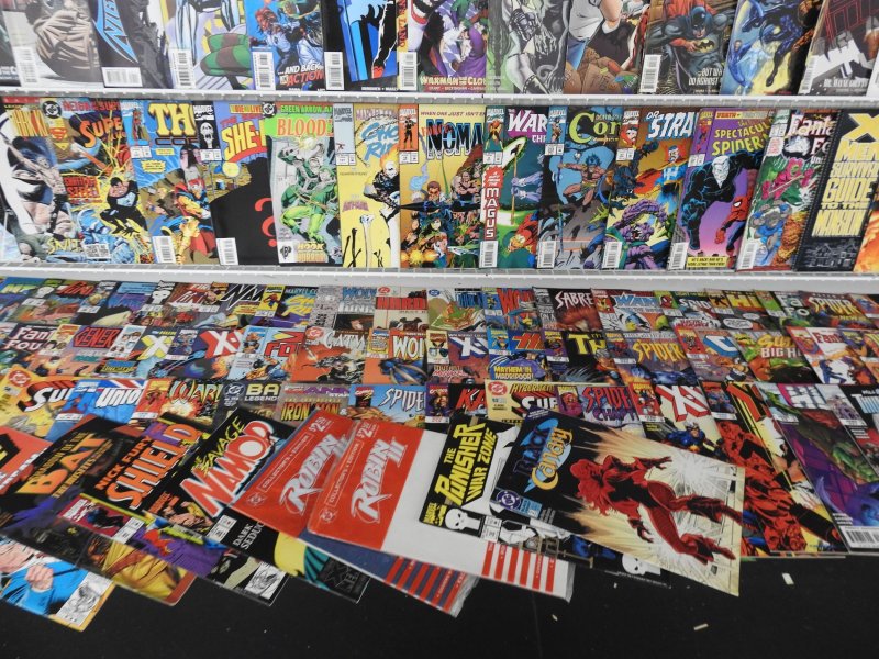 Huge Lot 180+ Comics W/ Wolverine, Flash, Ghost Rider, +More! Avg FN+ Condition!