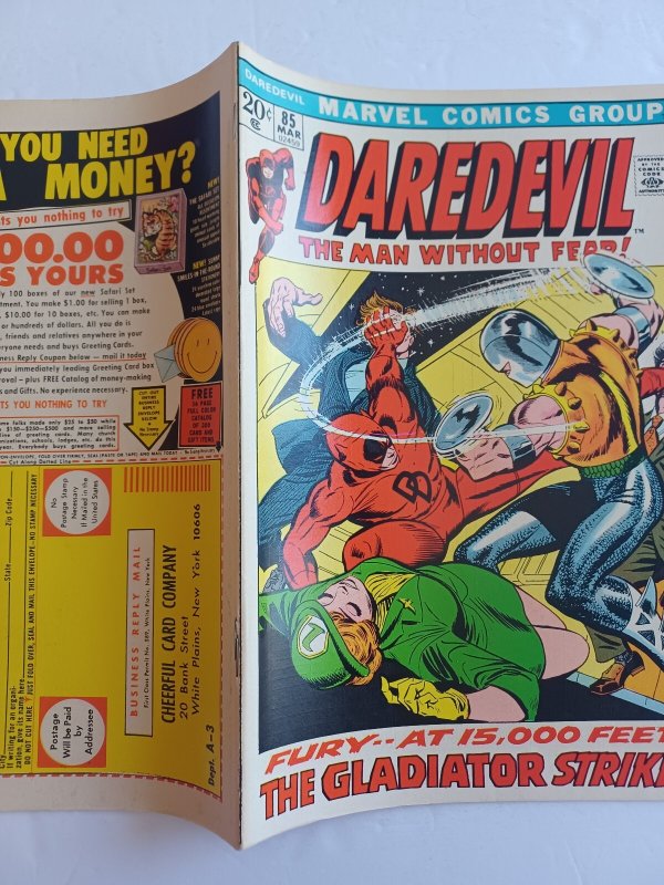 Daredevil #85 - Black Widow - 1972 - VF