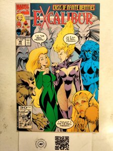Excalibur #46 Marvel Comic Book Nightcrawler Meggan Phoenix  Kitty Pryde 6 H11