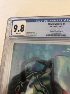 Black Manta  (2021) #1 (CGC 9.8) Manapul Variant Cover Census 4!
