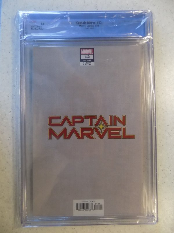 CAPTAIN MARVEL # 12 BROOKS VIRGIN DARK STAR CGC 9.8.