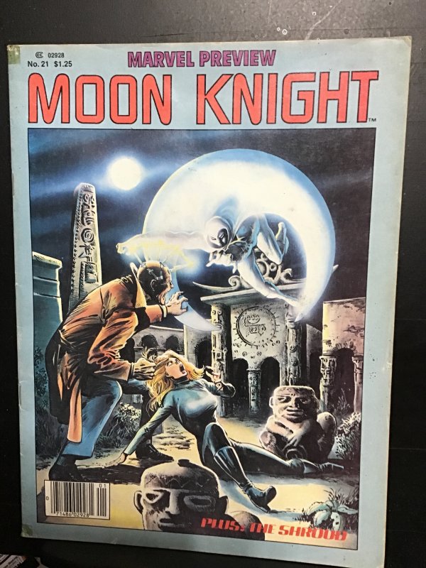 Marvel Preview #21 (1980)  early Moon Knight 1st Sienkeiwicz Art! Disney+  FN