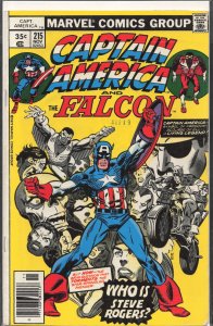 Captain America #215 (1977) Captain America and the Falcon