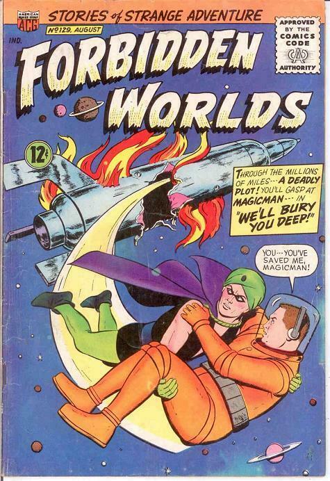 FORBIDDEN WORLDS 129 VG   August 1965 COMICS BOOK