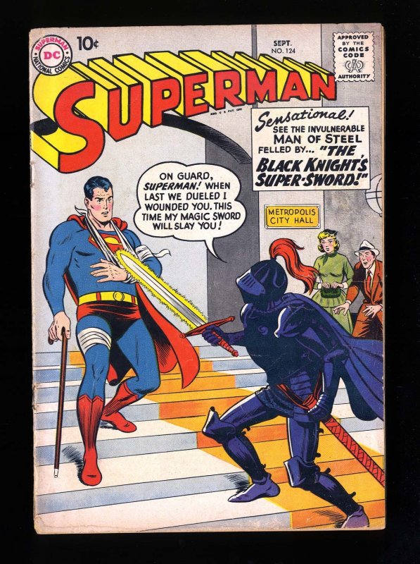 Superman #124 GD/VG 3.0